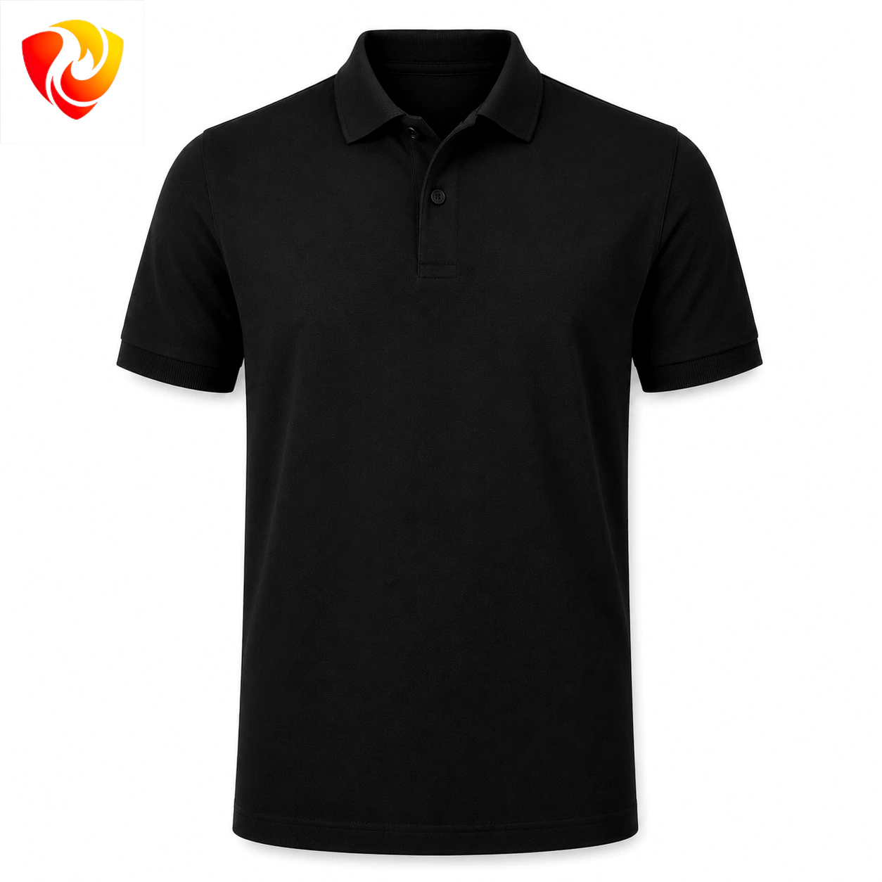 Black Piqué T-shirt تیشرت جودون مشکی تولید کننده تیشرت جودون