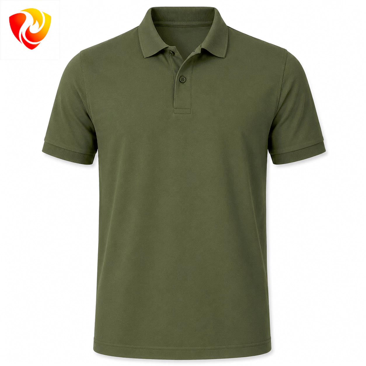 Olive green pique T-shirt تیشرت جودون سبز زیتونی