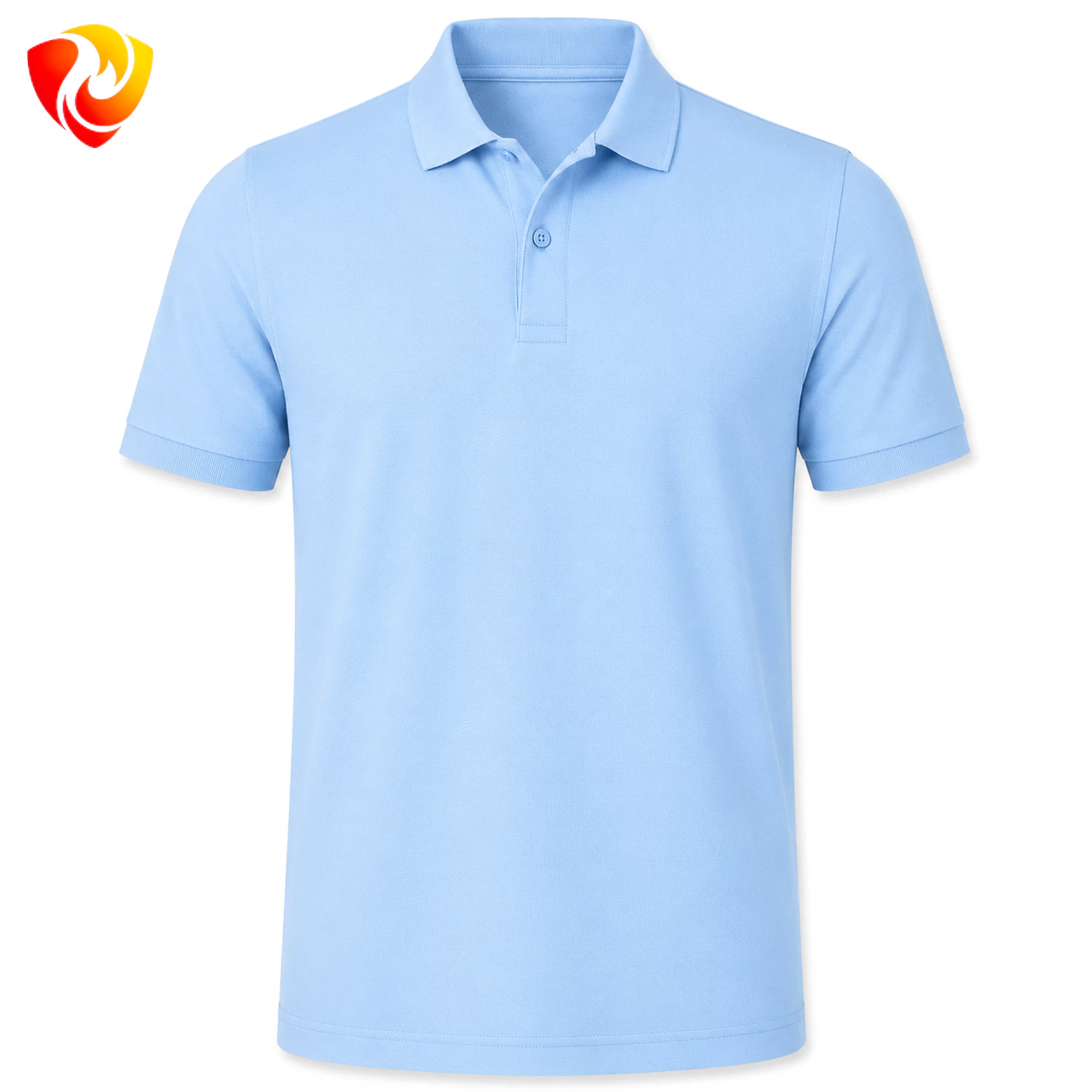 Sky blue pique T-shirt تیشرت جودون آبی آسمانی