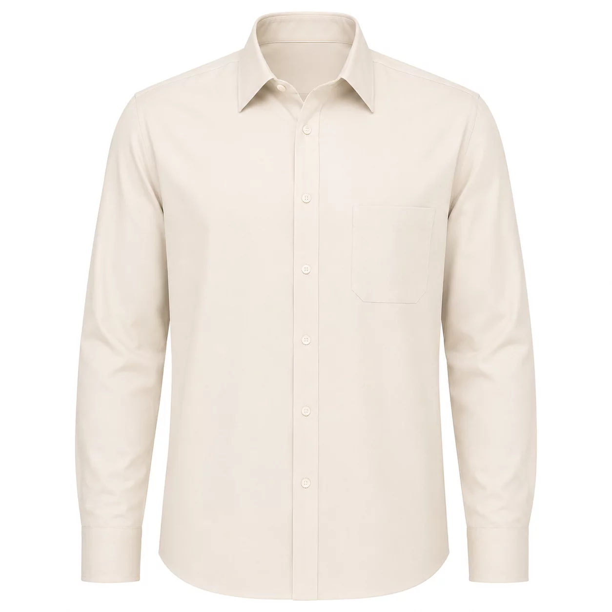 Cream men's shirt پیراهن مردانه کرم